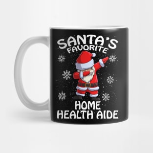 Santas Favorite Home Health Aide Christmas Mug